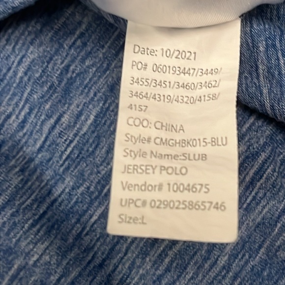 G.H. Bass & Co Blue Short Sleeve T-shirt Size Large - Picture 7 of 8